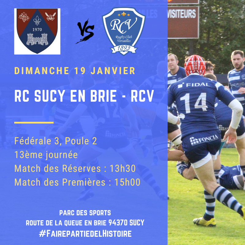 Le Rugby Club Versailles à Sucy en Brie